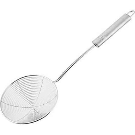 1 Écumoire, Acier Inoxydable, Maille Fine, Résistance Chaleur, Friture Légumes Pâtes, Cuisine Maison