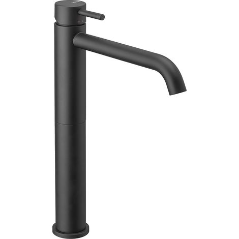 Miscelatore alto lavabo senza scarico nero opaco Vema MAIRA V27021