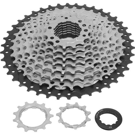 10-Gang-Fahrradkassette (11-42 Zähne), kompatibel mit Mountainbikes und Rennrädern (1/5)