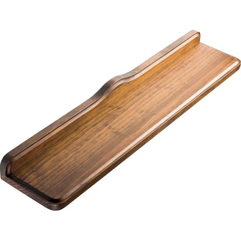 Repisa de baño rectangular 56 cm de madera estilo arte pobre mod. Mathilde (1/2)