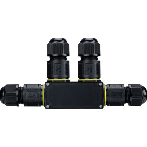 Connecteur étanche en F - 3P - IP68 - 0,5-2,5mm² - 24A -
