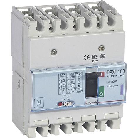 Interruttore automatico scatolato DPX³ 16 4P 1 A 5 kA - LEG420135