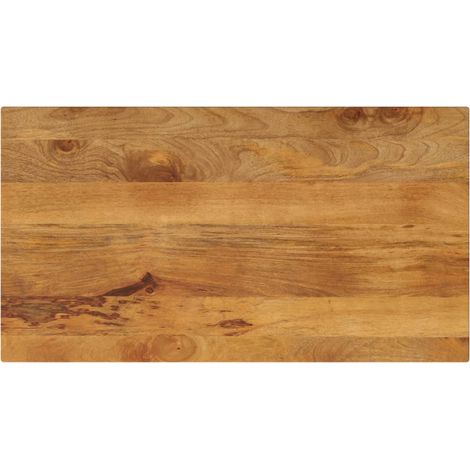 Tischplatte 120x70x3,8 cm Rechteckig Massivholz Mango