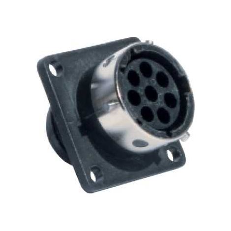 Connettore circolare Trim Trio UTG Dim 14 Femmina 12 Vie da pannello