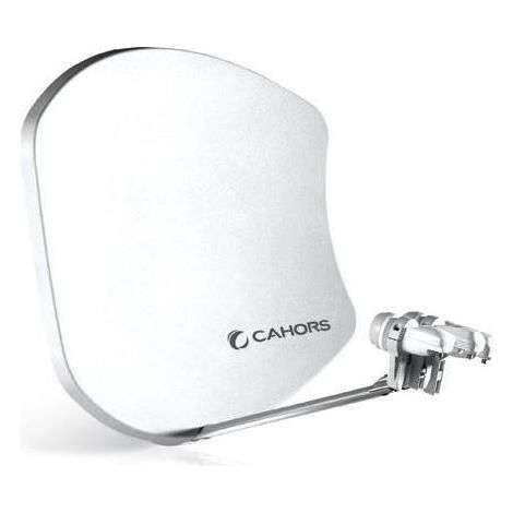 Parabole - CAHORS - BISAT - Multisatellite - Fibre SMC - Blanc