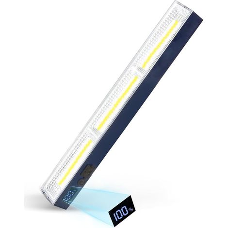 LETOUR Baladeuse LED Mécanicien 165LEDs,5000mAh Baladeuse LED Rechargeable Lampe de Travail Pour Mécaniciens, Atelier