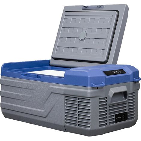 Nevera portátil para coche, compatible con doble alimentación, refrigeración eficiente, 15 litros. (1/2)