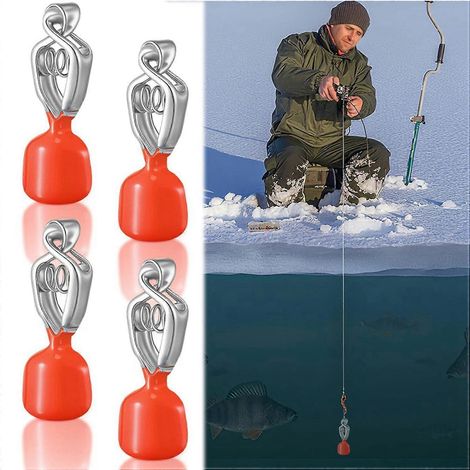 Sondeur de profondeur portable pour la pêche sur glace, jauge de profondeur à clipser adaptée aux océans, aux lacs et aux rivières. (1/4)