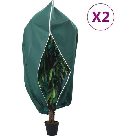 Protections pour plantes avec fermeture éclair, lot de 2 (1/5)