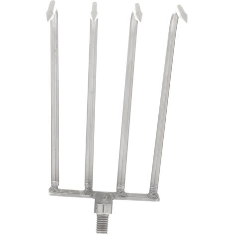 2pièces Râteau Aquatique Portable Acier Inoxydable à Dents Outil De Désherbage pour Jardinage (1/5)