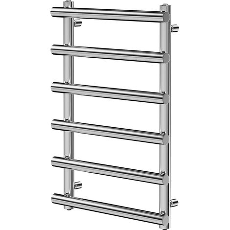 Finley Chrome 850mm x 600mm Designer Heated Towel Rail (1/5)