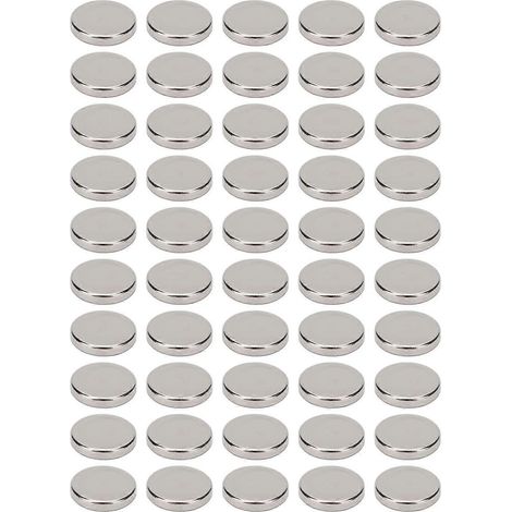 50 Stück Neodym-Magnete, multifunktionale, starke, runde Mini-Scheibenmagnete für Bastelbedarf