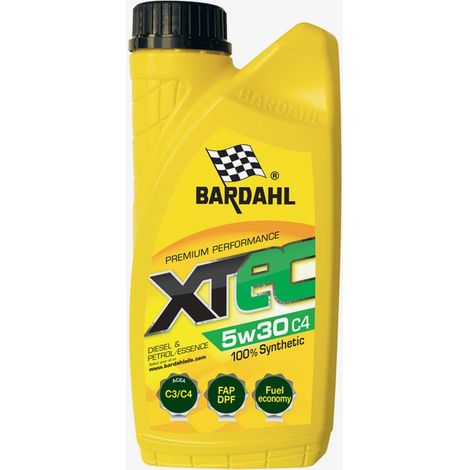 Huile 5W30 - XTEC 100% synthèse C4 - 1L - BARDAHL
