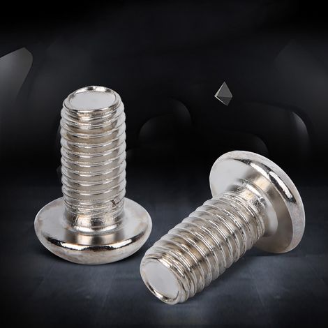 50 vis à tête cylindrique creuse semi-circulaires en acier inoxydable, M8 x 16 mm (1/5)