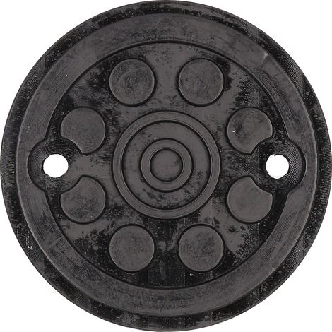 KS TOOLS Plato de goma 01 para elevadores MAHA Ø 120 mm - 160.0463 (1/5)