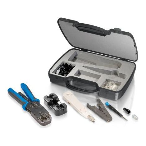 Kit di strumenti per rete Nero Blu Grigio Bianco (1/4)