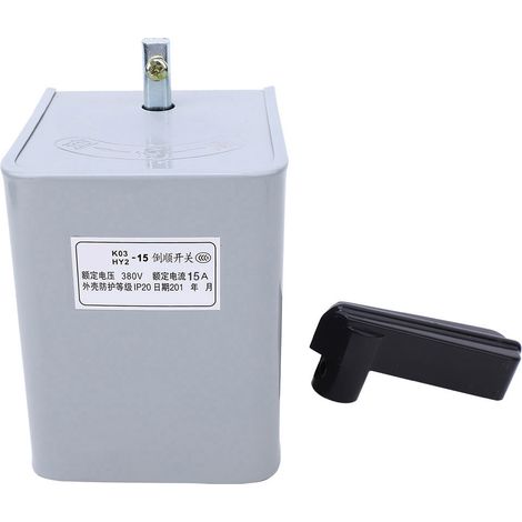 Inverseur CW CCW avec boîtier en fer pour système triphasé 50 Hz CA HY2-15/HY2-30/HY2-60(HY2-15) (1/5)