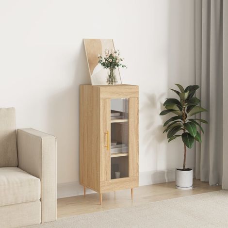 Sideboard Sonoma-Eiche 34,5x34x90 cm Holzwerkstoff