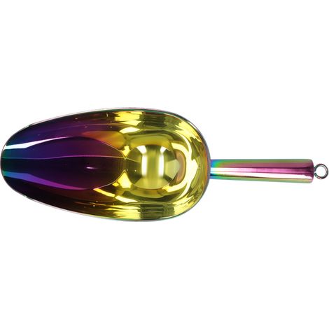 Pelle à glace en acier inoxydable, pelle à farine, ustensiles de cuisine, accessoires pour la maison, colorée n° 3 (1/5)