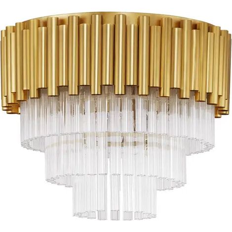 [NEUWERTIG] B-Ware Nova Luce Deckenleuchte Deckenlampe Magnolia Gold E14 Led 5fach Dimmbar Lampe