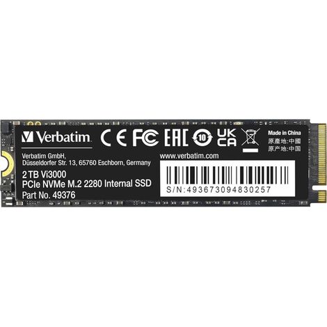 Verbatim Vi3000 M.2 1 TB PCI Express 3.0 NVMe (1/2)