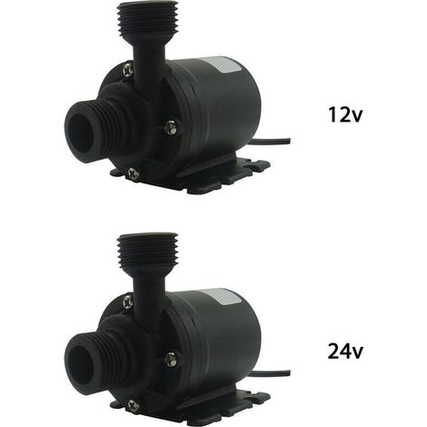 Mini pompe à eau Submersible 12V, 800l/h, moteur sans balais, pour système de refroidissement, Circulation d'eau, fontaine d'aquarium (1/3)