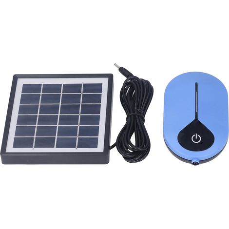 6V 1,5W Solar-Luftpumpe, 3 Geschwindigkeitsstufen, hohe Förderleistung, leiser Betrieb, für Aquarien und Teiche, wetterfest (1/5)