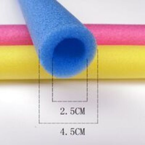 Trampoline Housse en mousse pour poteau de trampoline - 40CM (diamètre intérieur 2,5 cm) - Kit de tubes en mousse pour balustrade de lit de saut de trampoline - Tube éponge pour barrière de protection