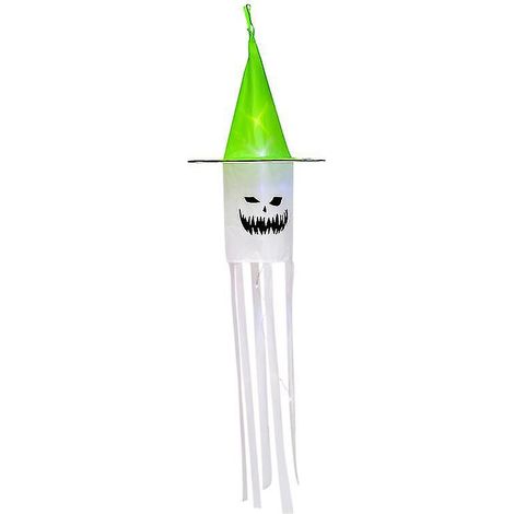 1 Stück leuchtender Windsackanhänger für Halloween-Dekoration