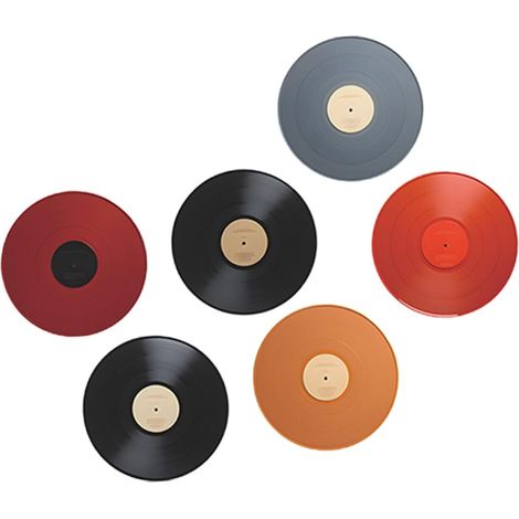 Lot De 6 Autocollants Muraux Rétro En Vinyle - Décoration Musicale Facile À Décoller Et À Coller Pour À Coucher Ou Salon (1/5)