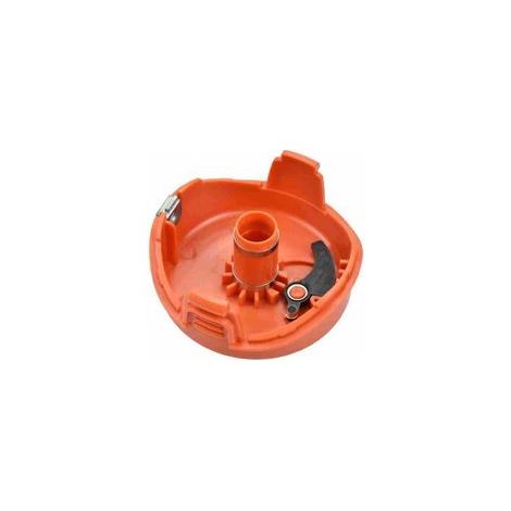 Tapa de repuesto de nailon para carrete de desbrozadora Black + deck gl7033, gl8033, gl9035, tapa del cabezal de corte de la desbrozadora de palanca 90583594