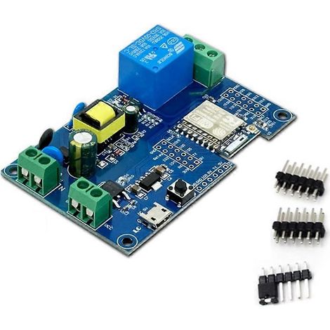 Relaismodul ESP-07, einzelnes WLAN-Modul, AC/DC-Netzteil, ESP8266-Entwicklungsboard, sekundäres Entwicklungsmodul (1/5)