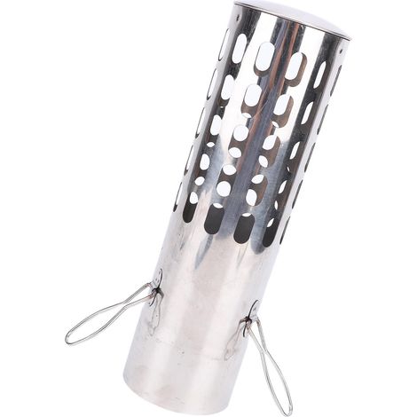 Pare-étincelles pour tuyau de poêle, chapeau de cheminée ignifugé en acier inoxydable, accessoire pour tuyau de poêle à bois, 76 x 260 mm / 2,99 x 10,24 pouces (1/5)