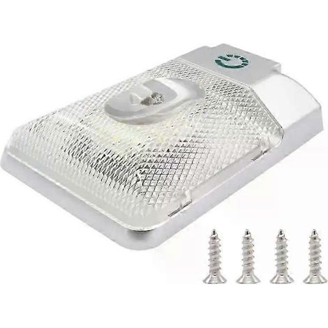 1 plafonnier LED 12 V CC pour camping-car, caravane ou camping-car, accessoires intérieurs (1/5)
