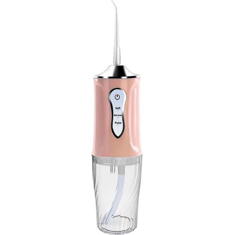 Elektrische Munddusche für Zähne, Zahnseide, Munddusche, 3 Modi, USB-aufladbar, IPX7 wasserdicht, mit 4 Aufsätzen.