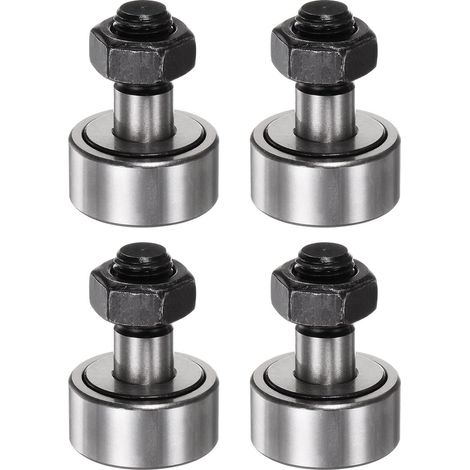 Roulement à Aiguilles Galet de Came CF12 (KR30) Acier M12x1.5mm 30mm 12mm 41mm 590kgf 450kgf (1/5)