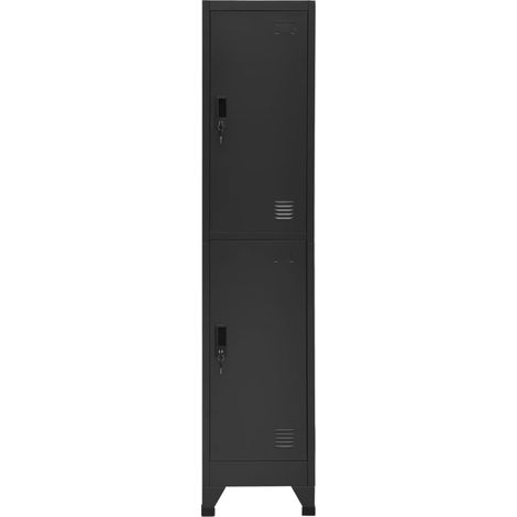 Maison Exclusive - Armoire à casiers Anthracite 38x45x180 cm Acier