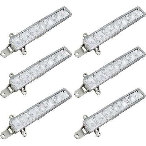 feux de jour à LED 6000K transparents pour Citroën C1 (2006-2017) et C3 (2015-2019) - Référence : 9677409380 (1/5)