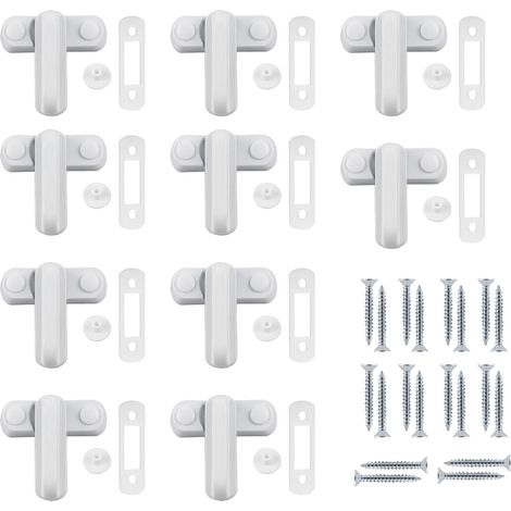 Sash Jammer Serrure de Fenêtre Supplementaire, 10 Serrures (1/5)