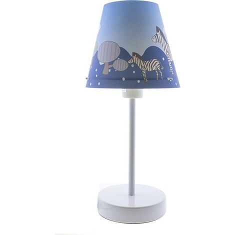 Lampe à poser enfant Noah bleue