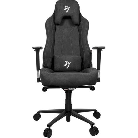 Arozzi Vernazza Soft Fabric sillón de juego gris oscuro (1/3)