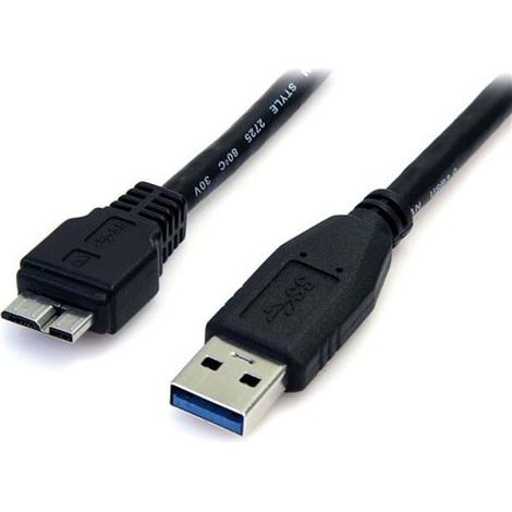StarTech.com Cavo USB 3.0 SuperSpeed 50 cm nero A a Micro B - M/M USB3AUB50CMB (1/3)