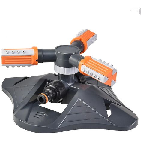 arroseur De Jardin ,automatique 360 Rotatif Rglable Jardin Arroseur 3 Bras Arroseur De Pelouse Abs Rotation Pulvrisation Buse Arrosage Tte Jardina (1/5)