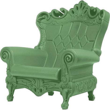 Little Queen of Love  Verde malva originale Slide design bambini bimbi baby colorata regina principessa trono moderna salotto sala da pranzo ristorante