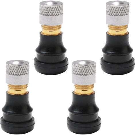 4Pcs Valve d'air de Pneu sous Vide, Valve de Pneu Tubeless pour Trottinette, Pneu Valve Extension Adaptateur Compatible avec Trottinette Ninebot Max G30, M365 Pro/Pro 2/1S (27mm) (1/5)
