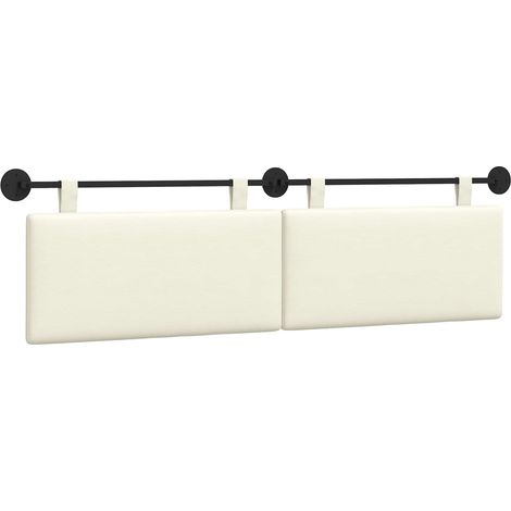 Maison Exclusive - Hängendes Kopfteil Creme Cordstoff