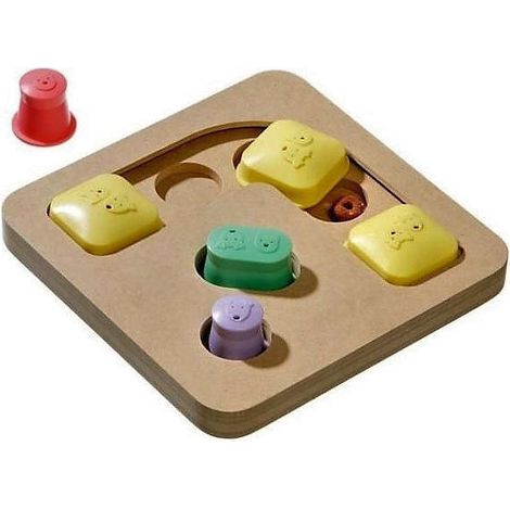 jeu de stratégie cache friandise DOGGY Brain train motion 25 x 25 x 5 cm pour chien - Karlie (1/2)