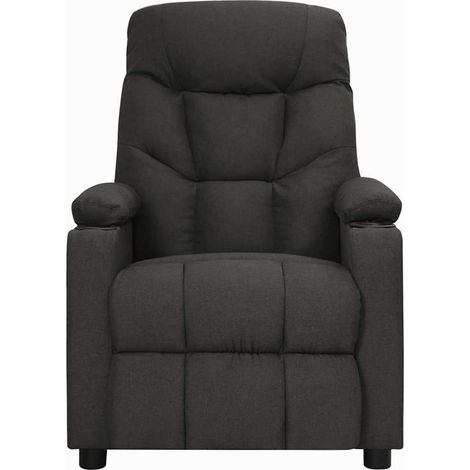 Maison Exclusive - Relaxsessel Schwarz Stoff (1/5)