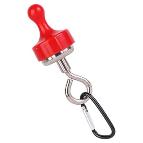 Crochets magnétiques robustes - Organisateur ultra-résistant avec mousqueton Cintre magnétique pour vêtements, idéal pour bateau, camping-car, voyage, cuisine, salle de bain, barbecue, porte, réfrigé (1/5)