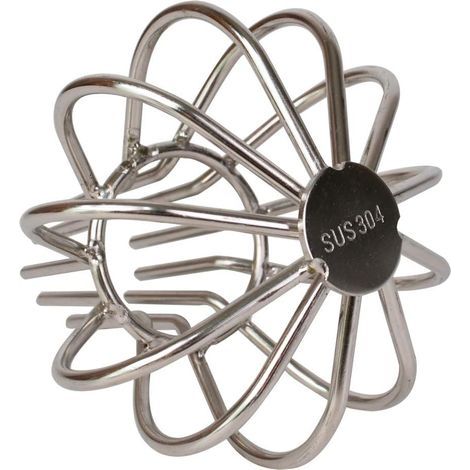 Bouchon de gouttière rond en acier inoxydable 304 pour toiture extérieure, anti-obstruction, outil de nettoyage des fuites de gouttière (2 pouces) (1/5)
